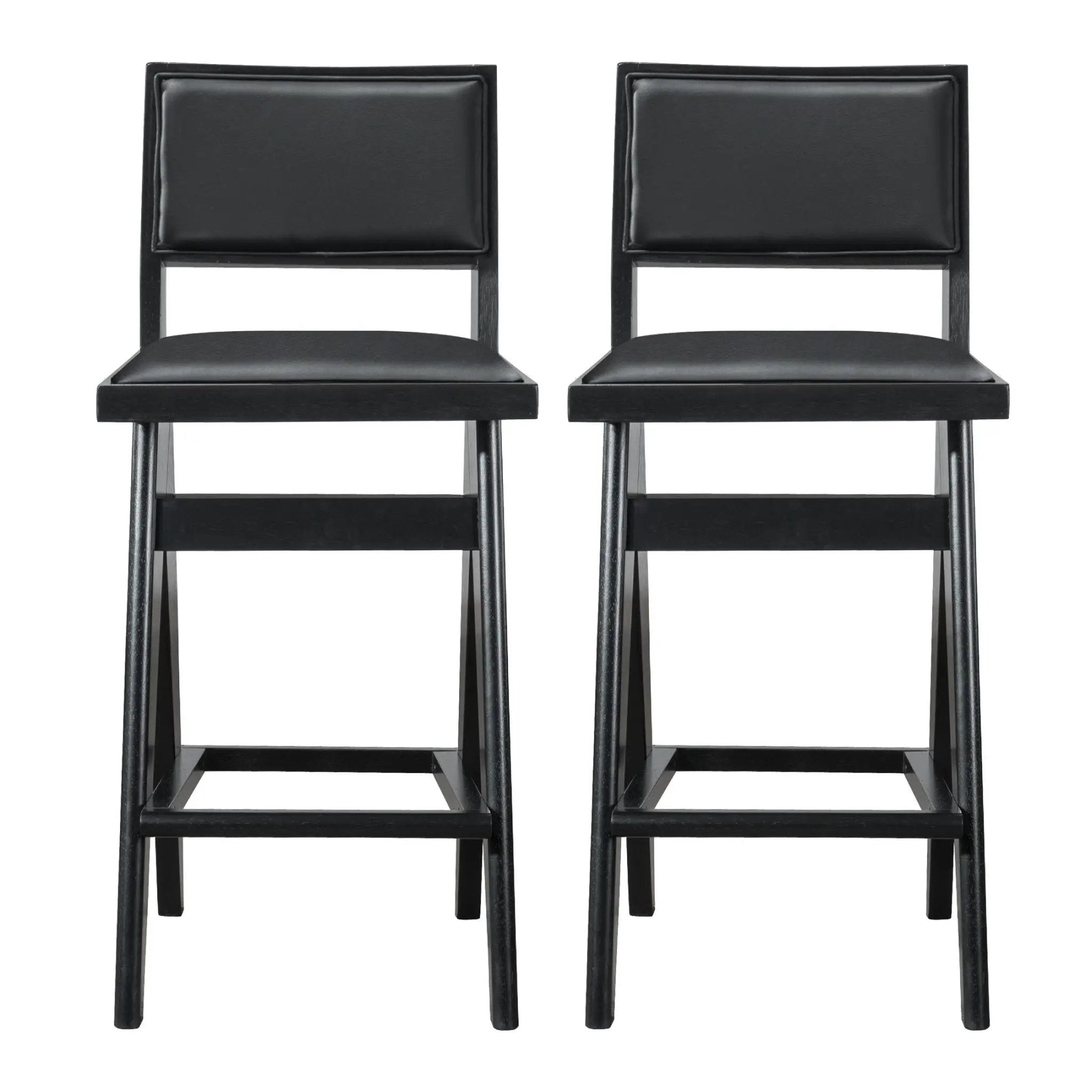 Keira - Bar Stool (Set of 2) - Black by Unique Piece Furniture