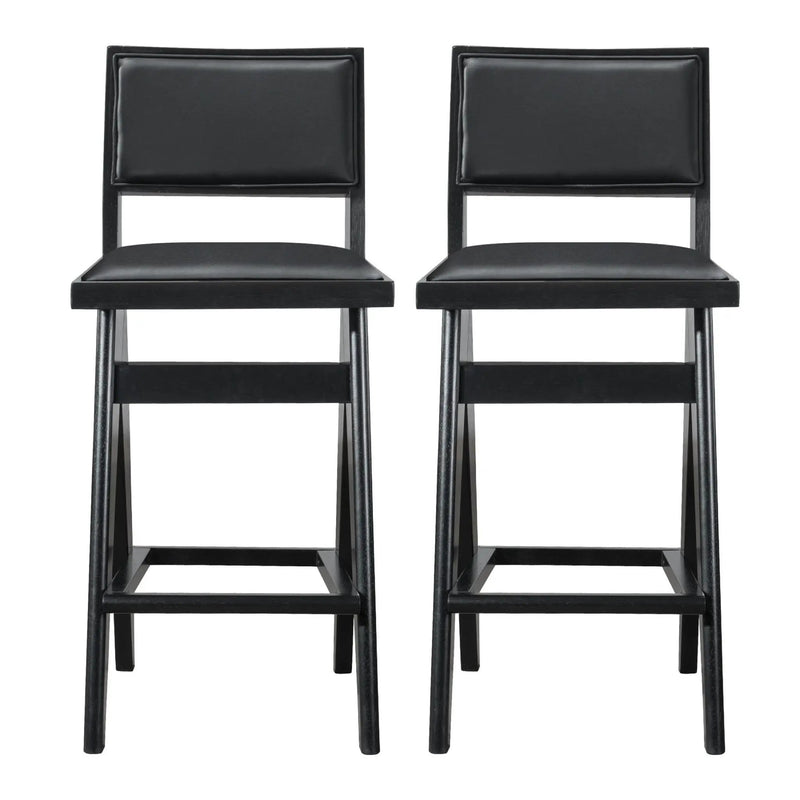 Keira - Bar Stool (Set of 2) - Black by Unique Piece Furniture