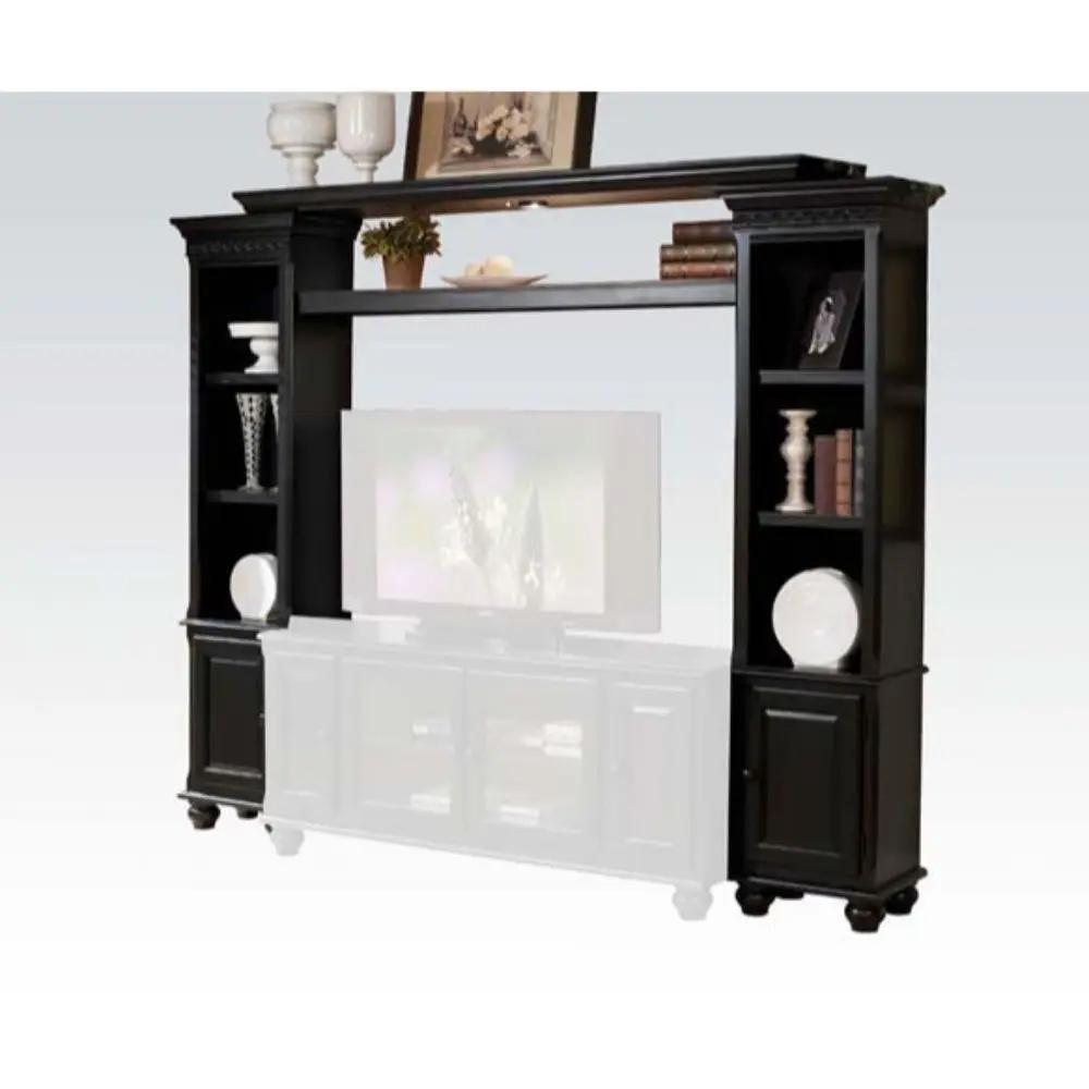 Ferla - Wood Entertainment Center - Black by Unique Piece Furniture