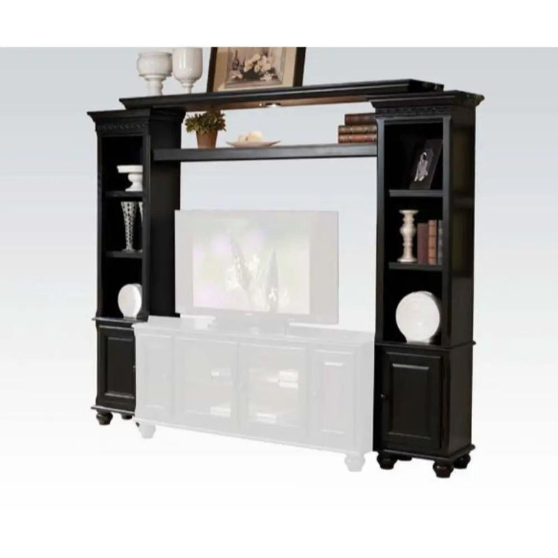 Ferla - Wood Entertainment Center - Black by Unique Piece Furniture