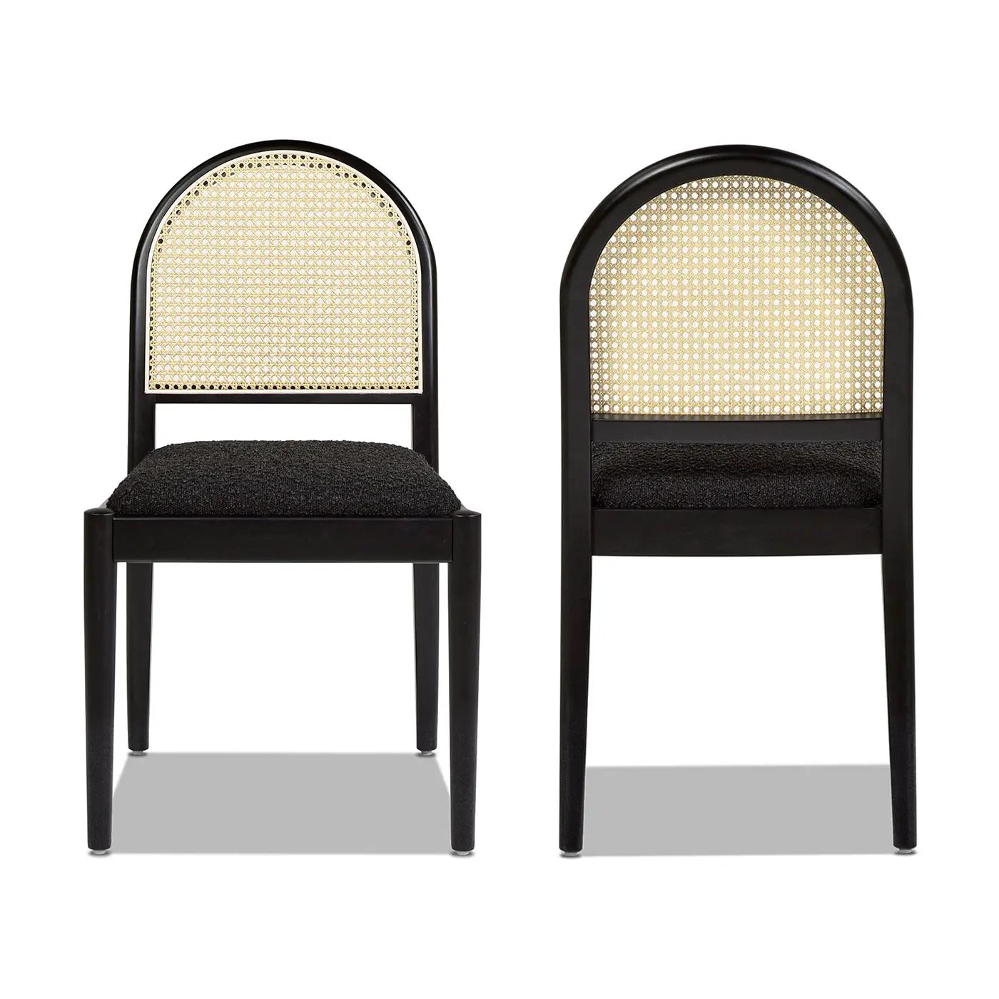Panama - Curved Cane Side Dining Chair (Set of 2) by Unique Piece Furniture