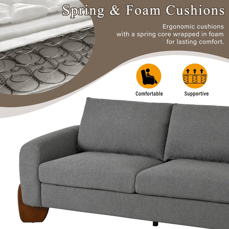 U_Style Modern 3-Piece Living Room Sofa Set by HouseOfZazla