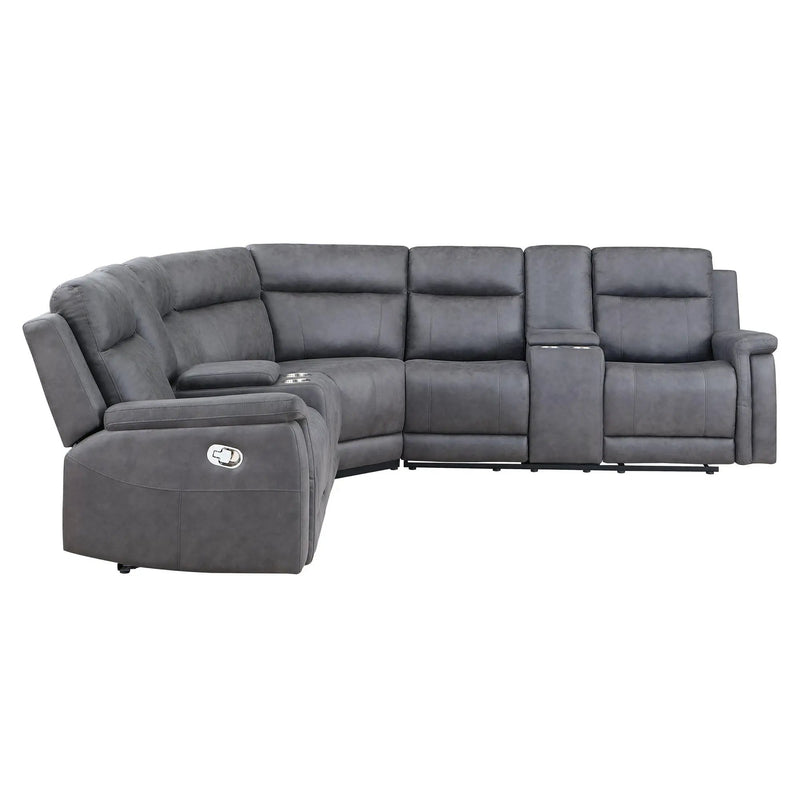 Eco - Sectional - Greige by Unique Piece Furniture