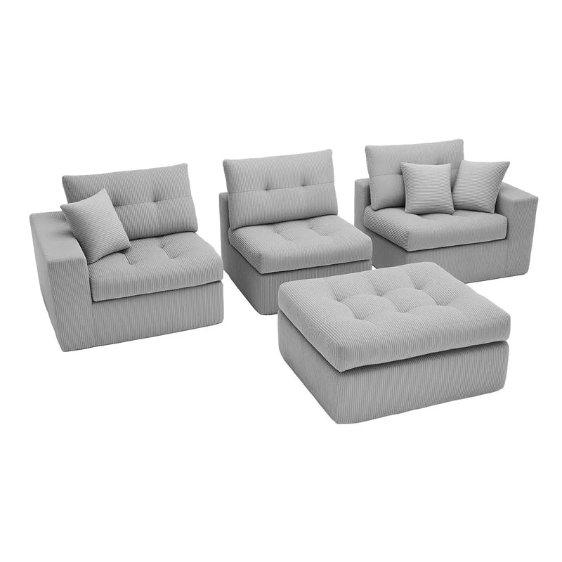 Corner Chaise L-Shaped Sectional Sofa Bed by Unique Piece Furniture