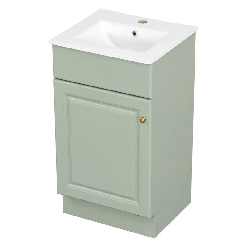 Bathroom Vanity With Sink, Cabinet With Adjustable Shelf
