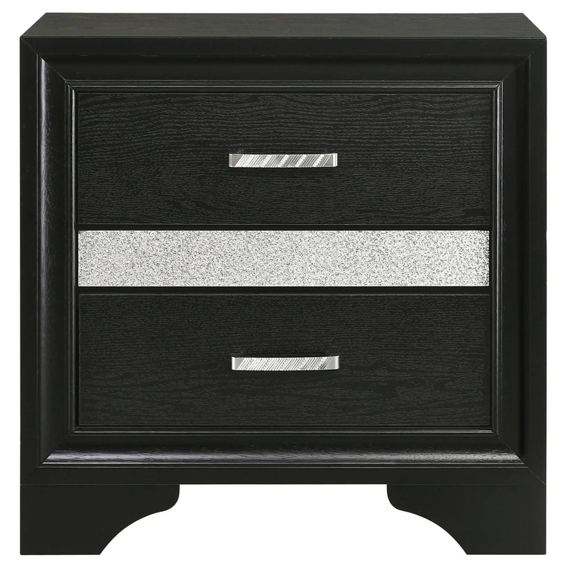 Miranda 4-piece California King Bedroom Set Black by Unique Piece Furniture