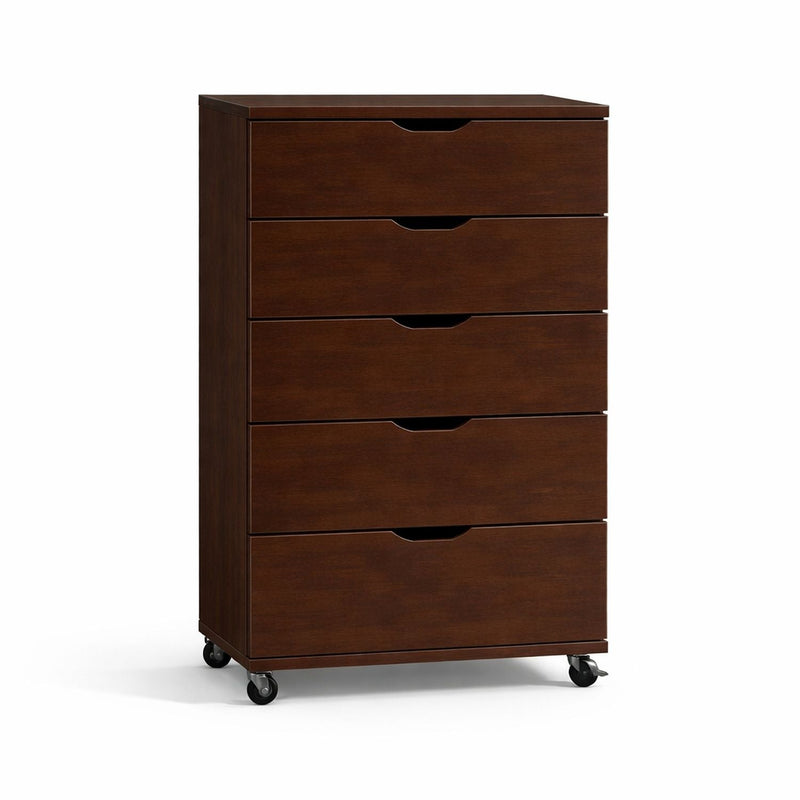 Modern 5 Drawer Dresser With Wheels by Unique Piece Furniture