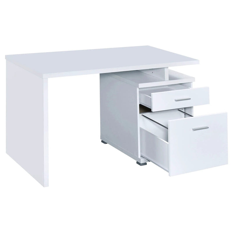 Irving 47-inch 2-drawer Office Computer Desk White by Unique Piece Furniture