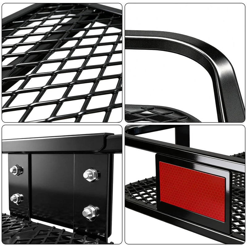 Heavy Duty Folding Hitch Mount Cargo Carrier by HouseOfZazla