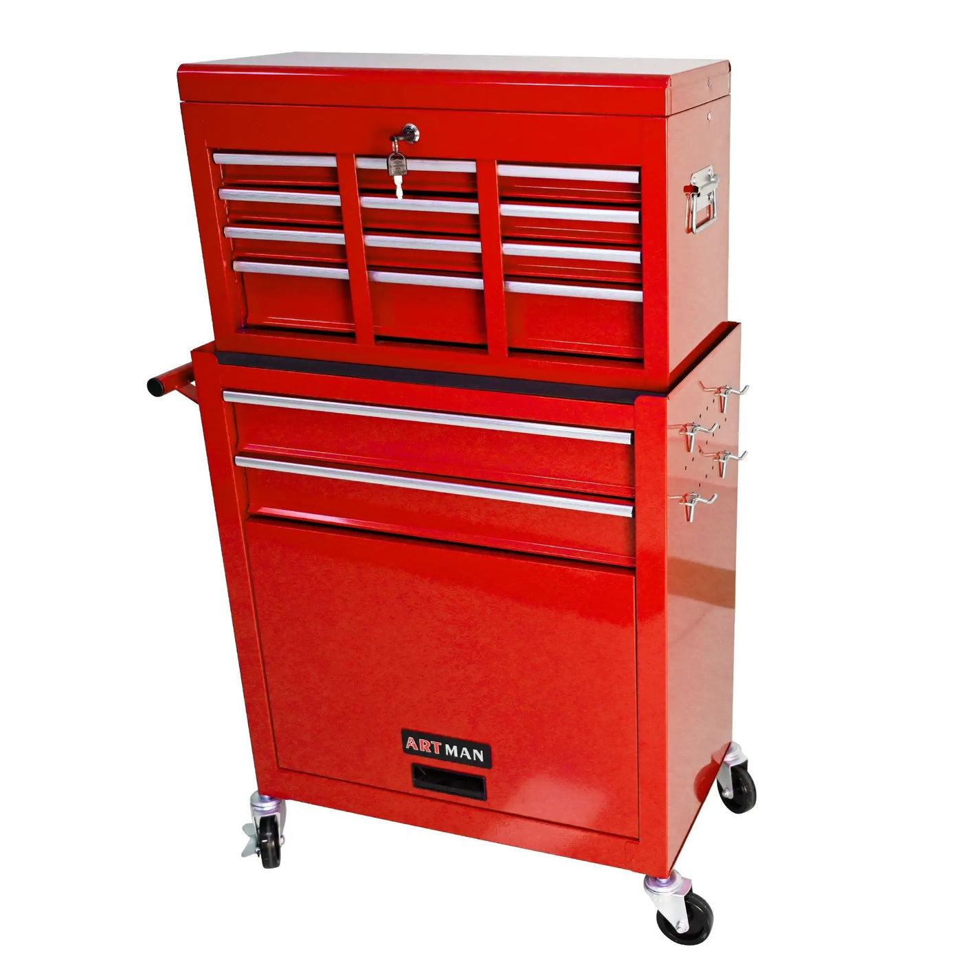 High Capacity Rolling Tool Chest With Wheels And Drawers, Storage Cabinet by HouseOfZazla