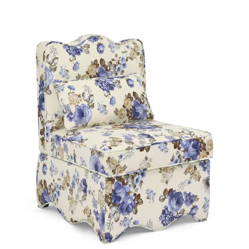 Stylish Flannel Dining Chair With Soft Cushion And Backrest by HouseOfZazla