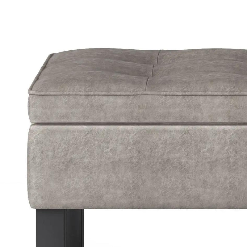 Cosmopolitan - Storage Ottoman Bench With Open Bottom by Unique Piece Furniture