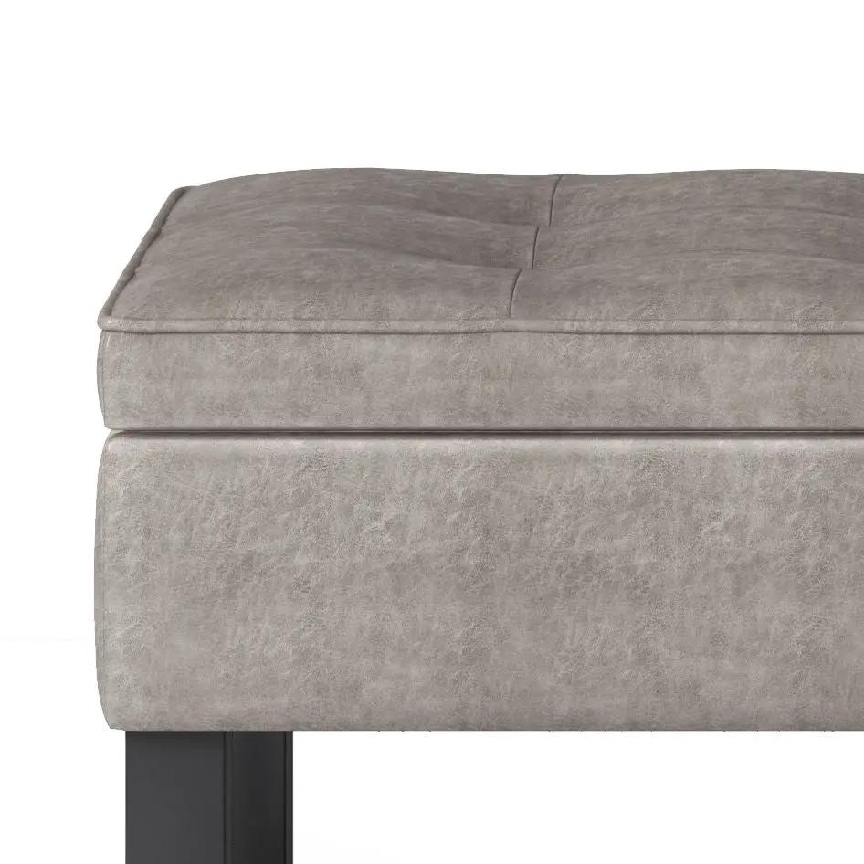 Cosmopolitan - Storage Ottoman Bench With Open Bottom by Unique Piece Furniture
