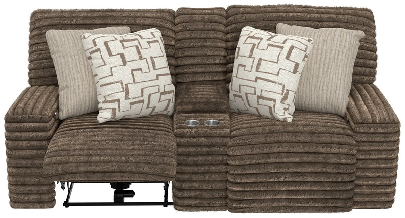 Lynx - Power Reclining Console Loveseat With Zero Gravity by Unique Piece Furniture
