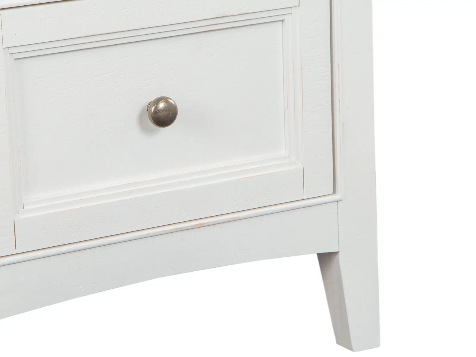Heron Cove - Small Drawer Nightstand - Chalk White And Dovetail Gray by Unique Piece Furniture