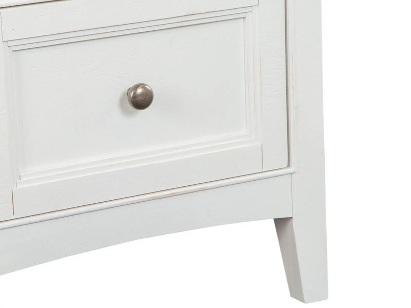 Heron Cove - Small Drawer Nightstand - Chalk White And Dovetail Gray by Unique Piece Furniture