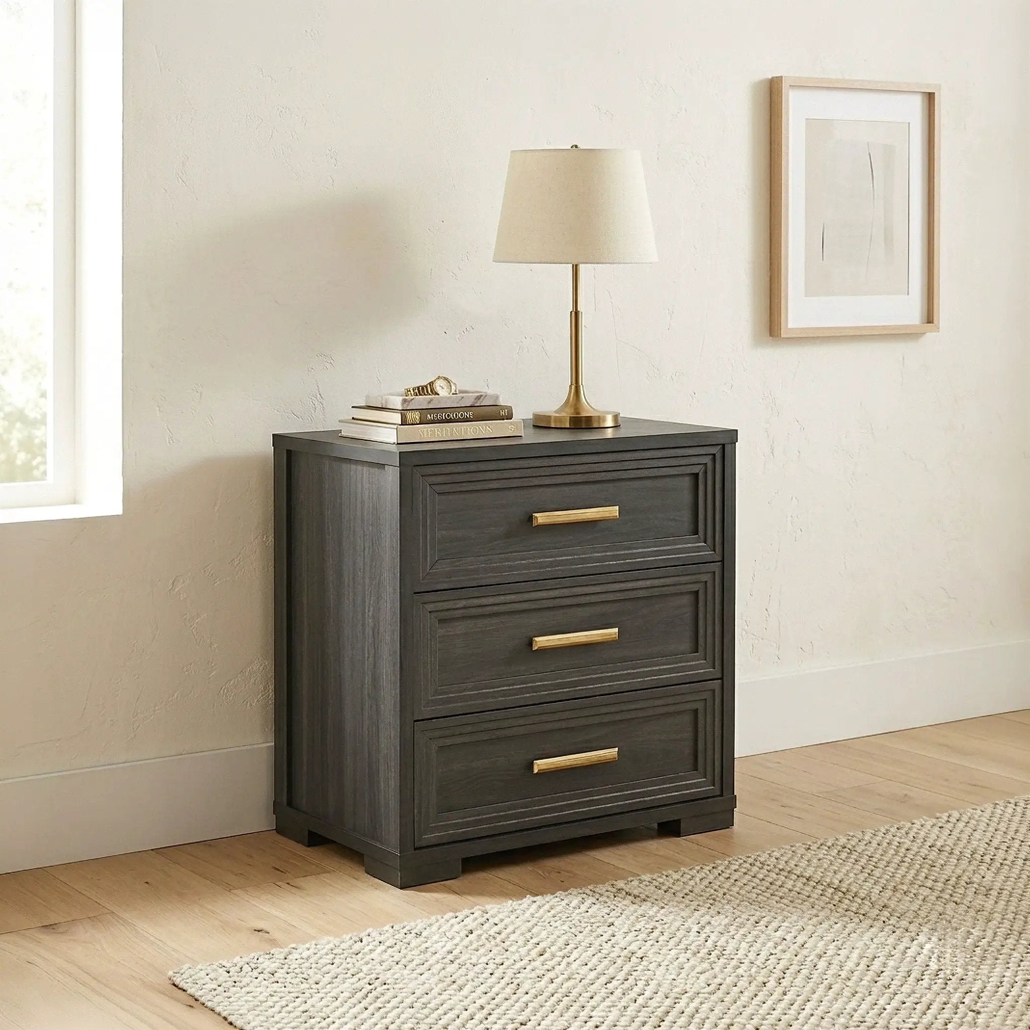 Colorado - Nightstand - Charcoal by HouseOfZazla