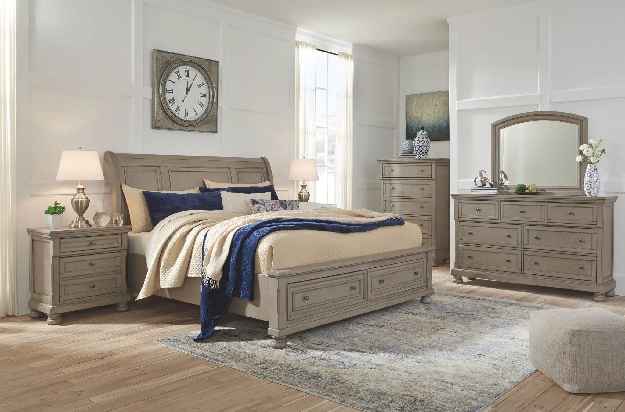 Lettner - Sleigh Bedroom Set by Unique Piece Furniture
