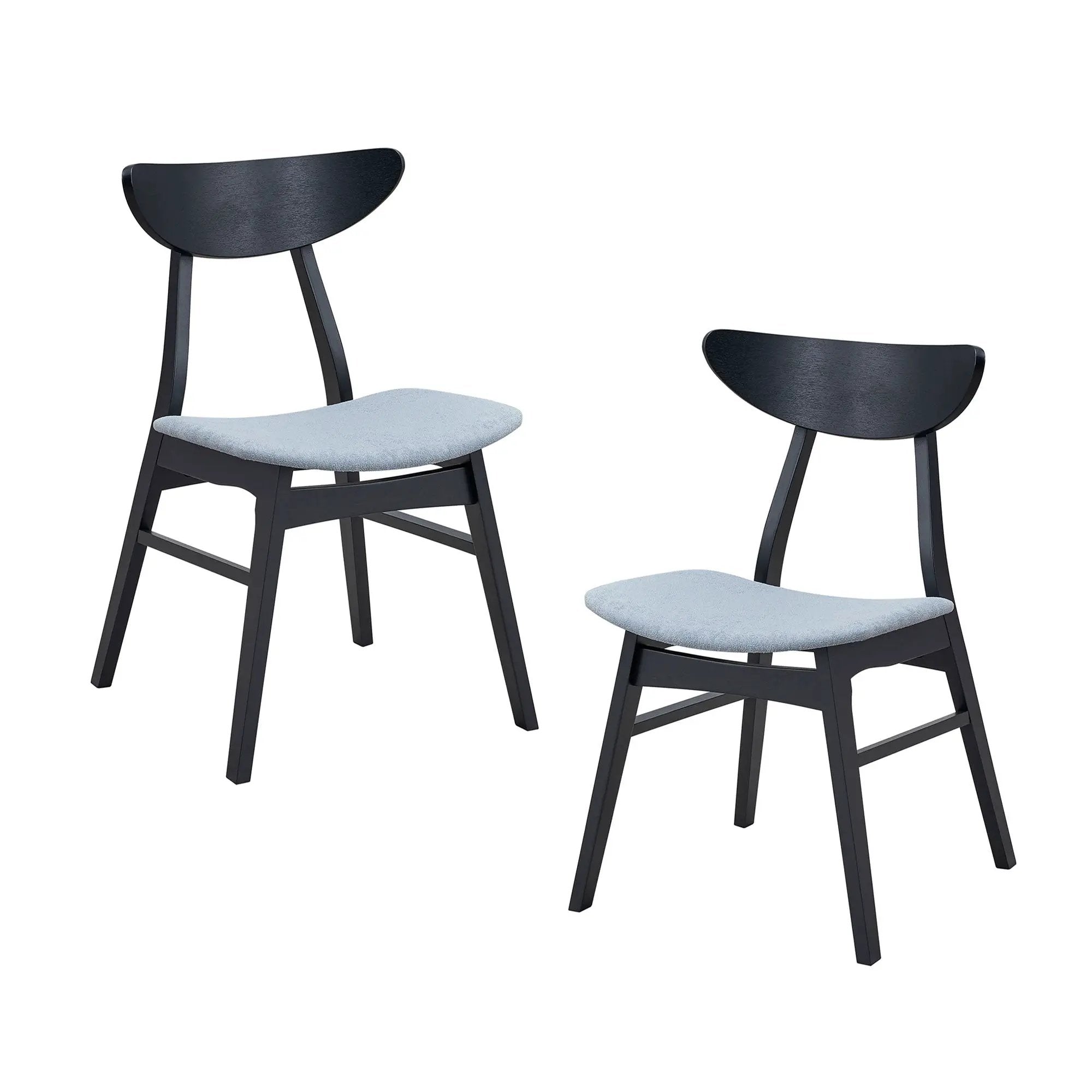 Wooden Dining Chairs Set of 2 by HouseOfZazla
