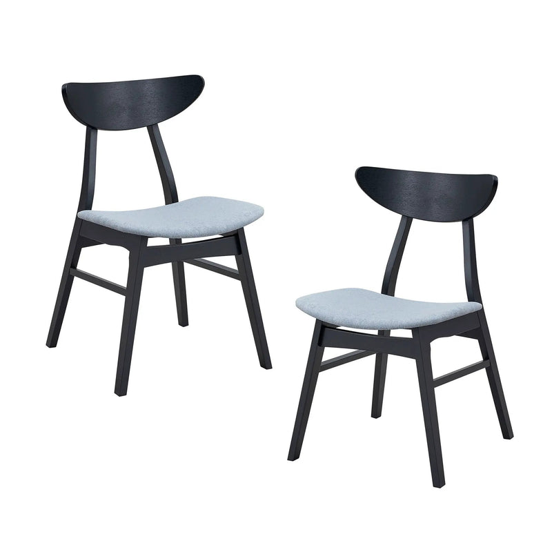 Wooden Dining Chairs Set of 2 by HouseOfZazla