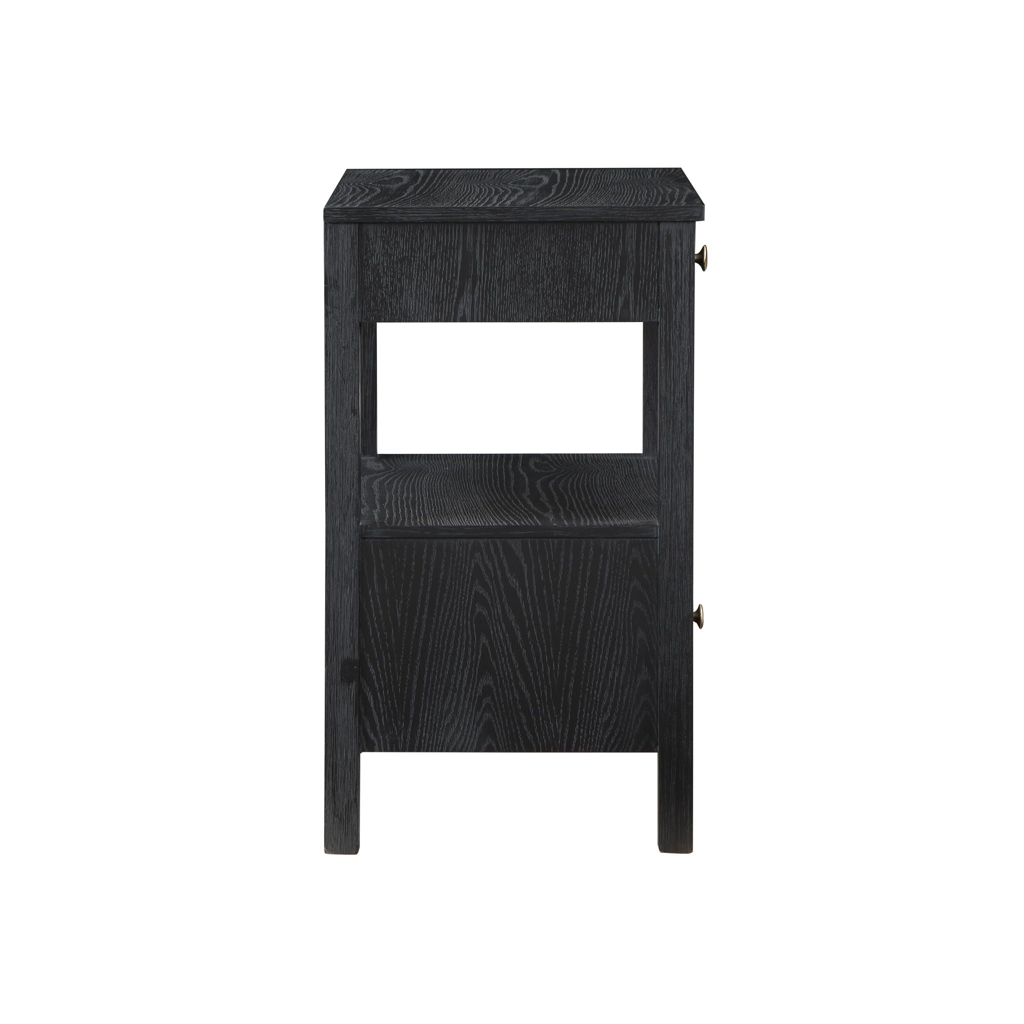 Danielle - 2 Drawer Nightstand - Black by HouseOfZazla
