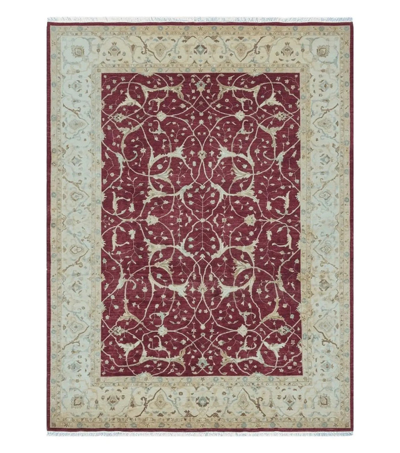 10' X 14' Vintage Handmade PESHAVAR CHOBI Pakistani Agra Wool Carpet Nice by Jewel Rugs