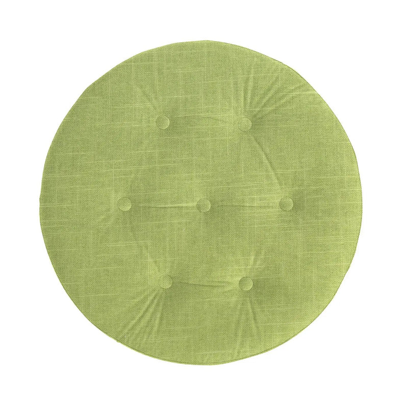 Yolanda - Round Upholstered Accent Ottoman by HouseOfZazla