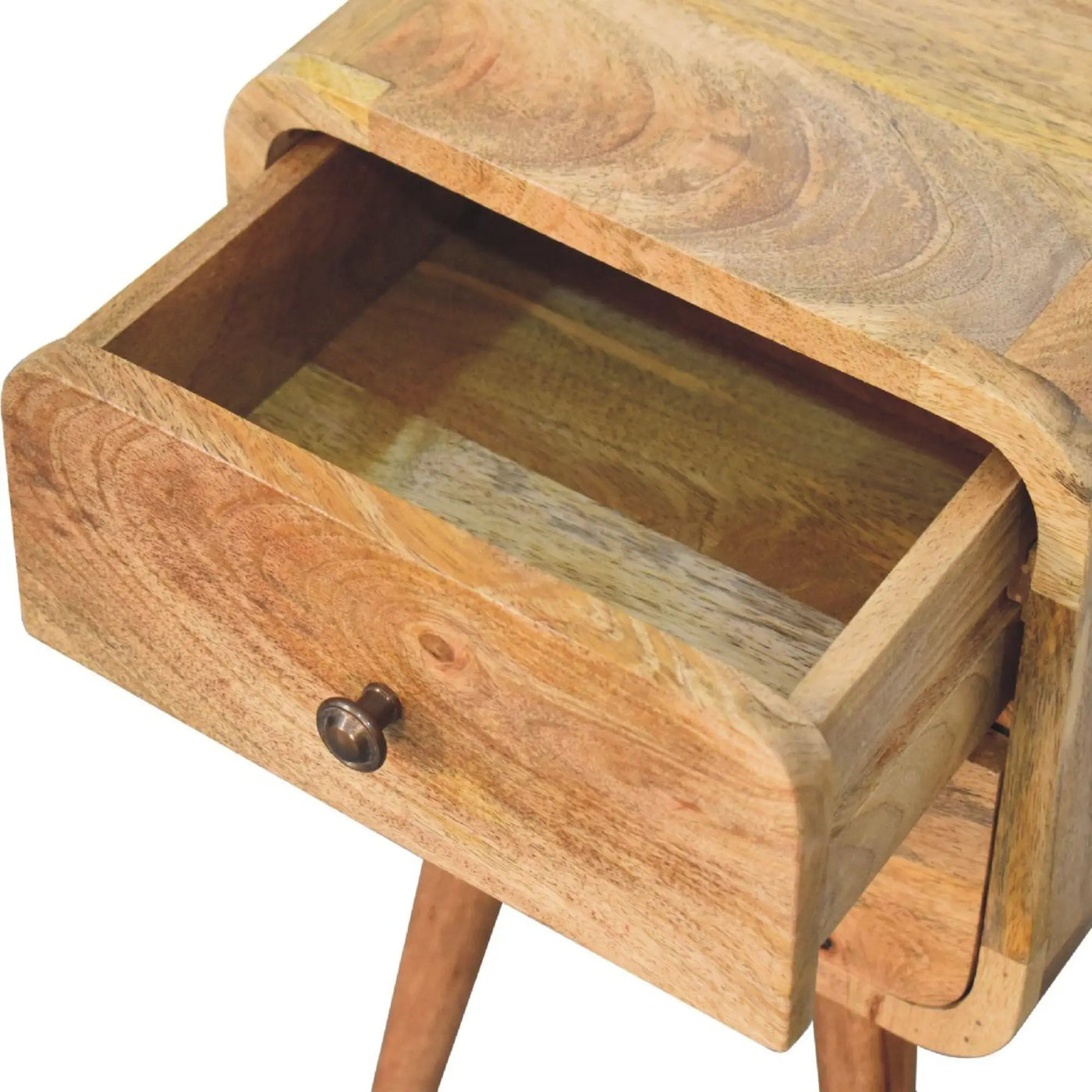 Curved Nightstand, by Unique Piece Furniture