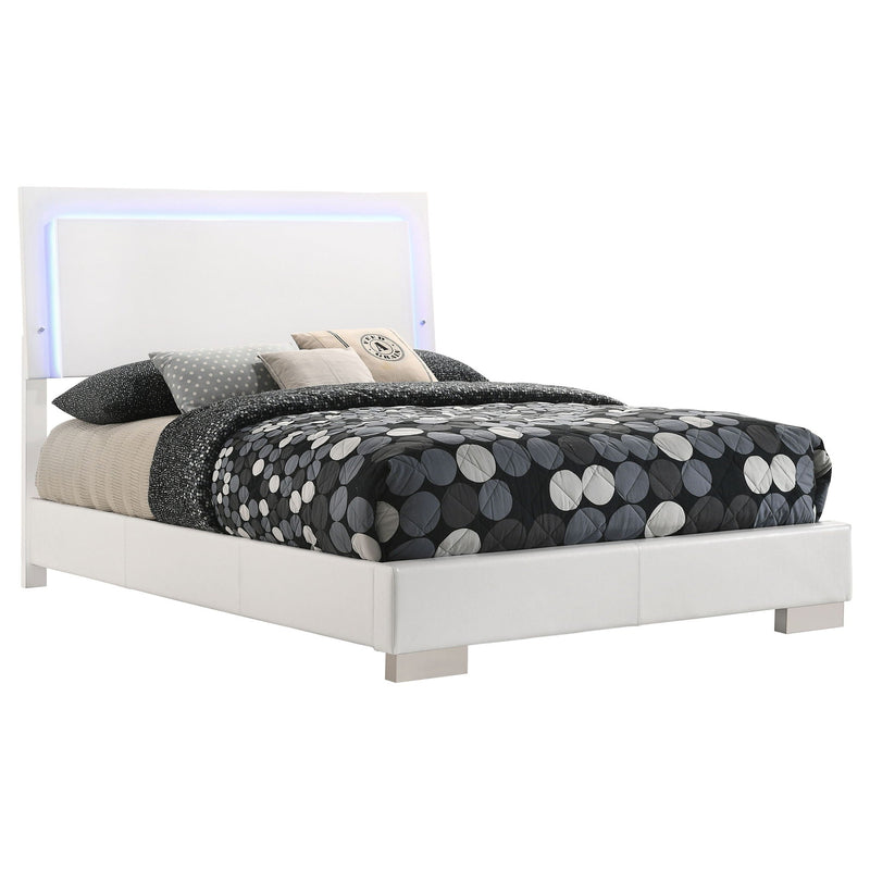 Felicity - LED Panel Bed With Built In Lighting by HouseOfZazla