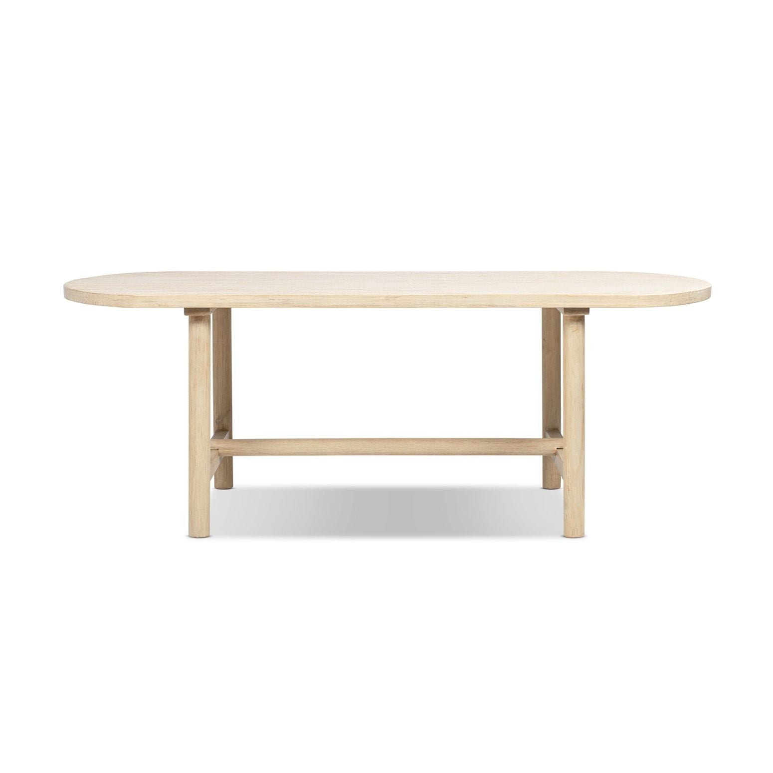 Milo - 8 Seat Oval Dining Table - Natural by HouseOfZazla