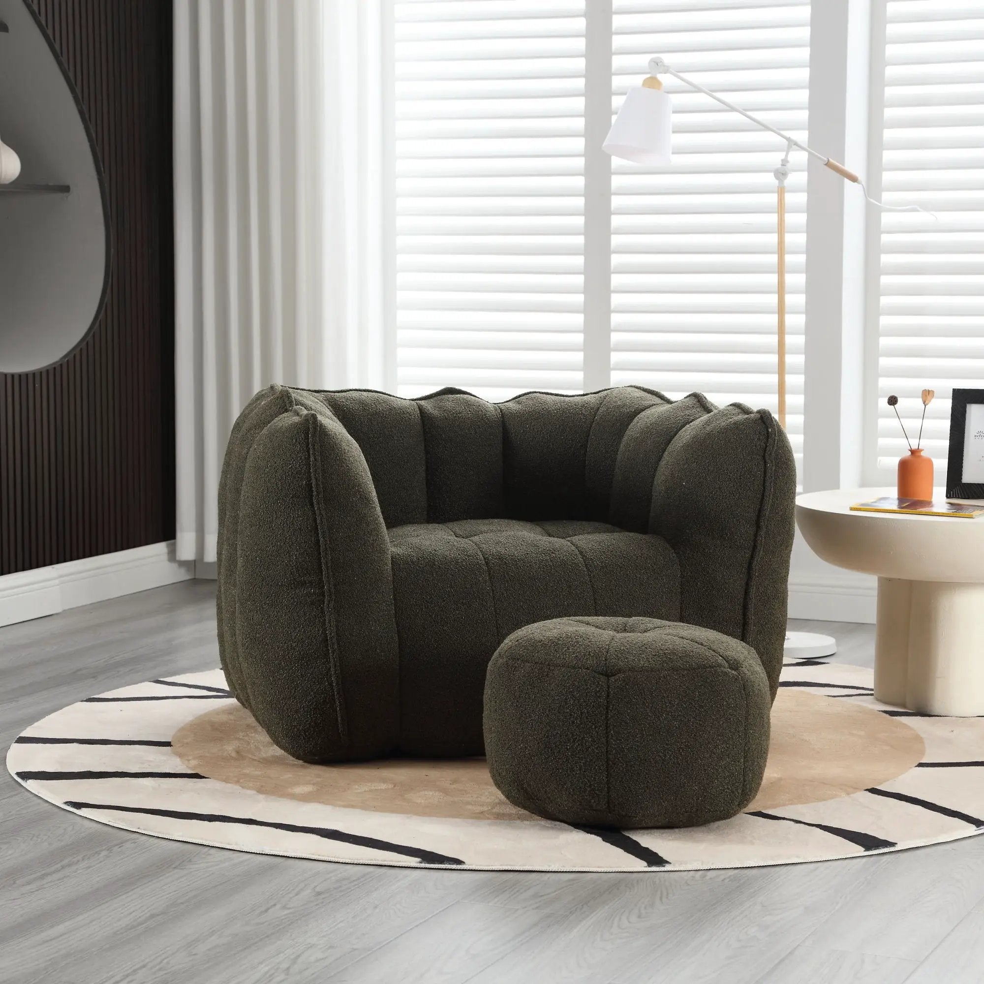 Soft Bean Bag Chair With High Resilient Foam by HouseOfZazla