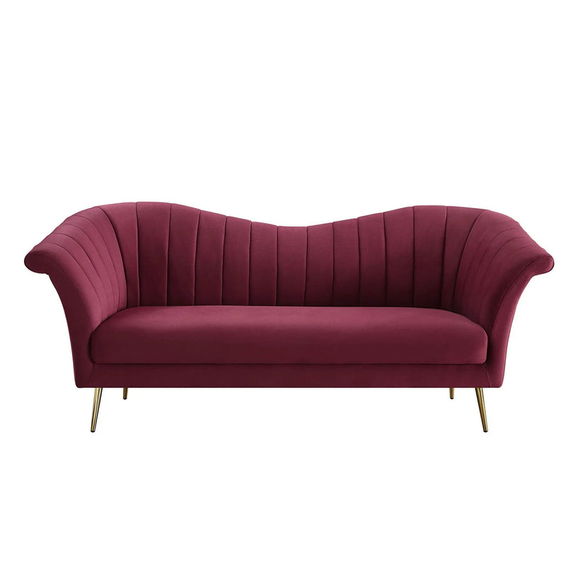 Callista - Sofa - Red Velvet by Unique Piece Furniture