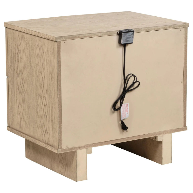 Kailani 4-piece California King Bedroom Set Beige Oak by Unique Piece Furniture