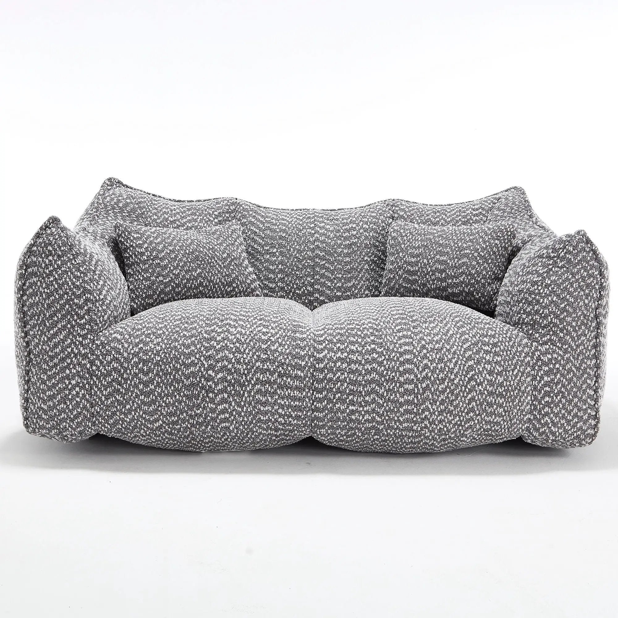 Comfortable Dual Beanbag Chair With High Resilience Foam Core For 2 People by HouseOfZazla