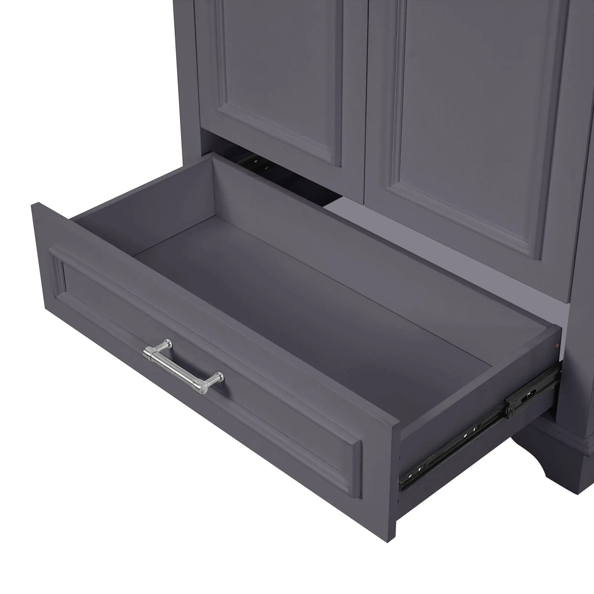 Bathroom Vanity With Sink, Cabinet & 2 Soft Closing Doors & Adjustable Shelf