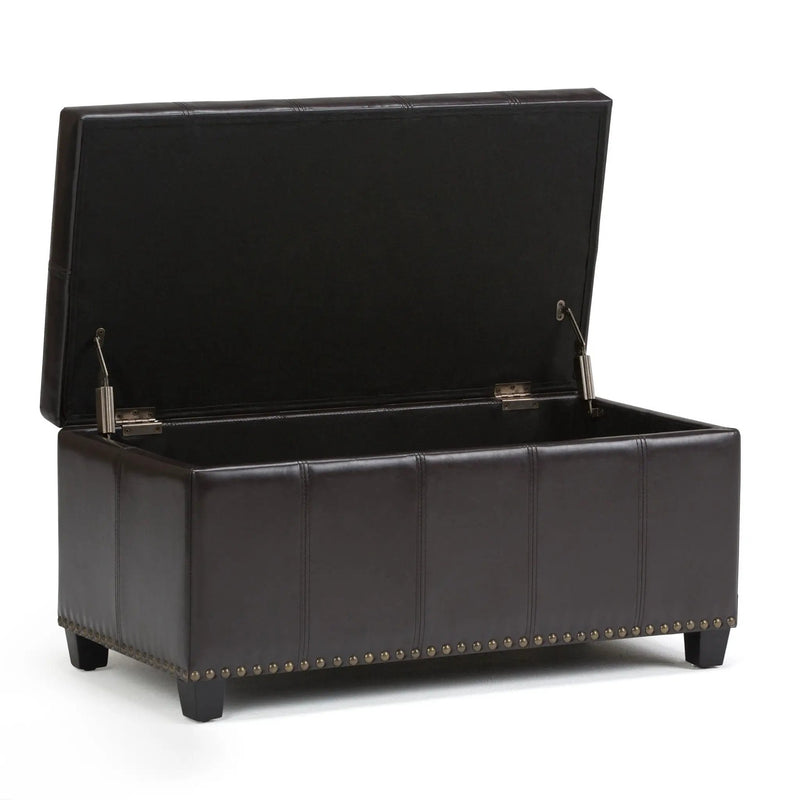 Amelia - Transitional Storage Ottoman Bench by HouseOfZazla