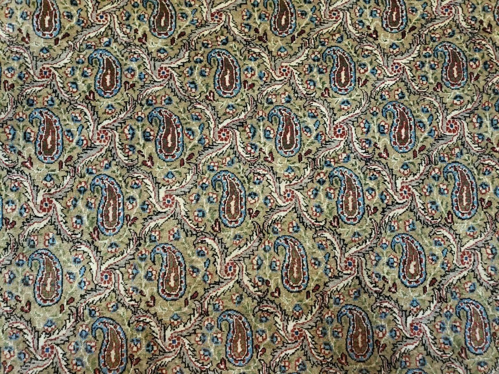 4' X 7' Handmade Turkish Wool Rug Paisley Hand Knotted Flowers One Of A Kind by Jewel Rugs