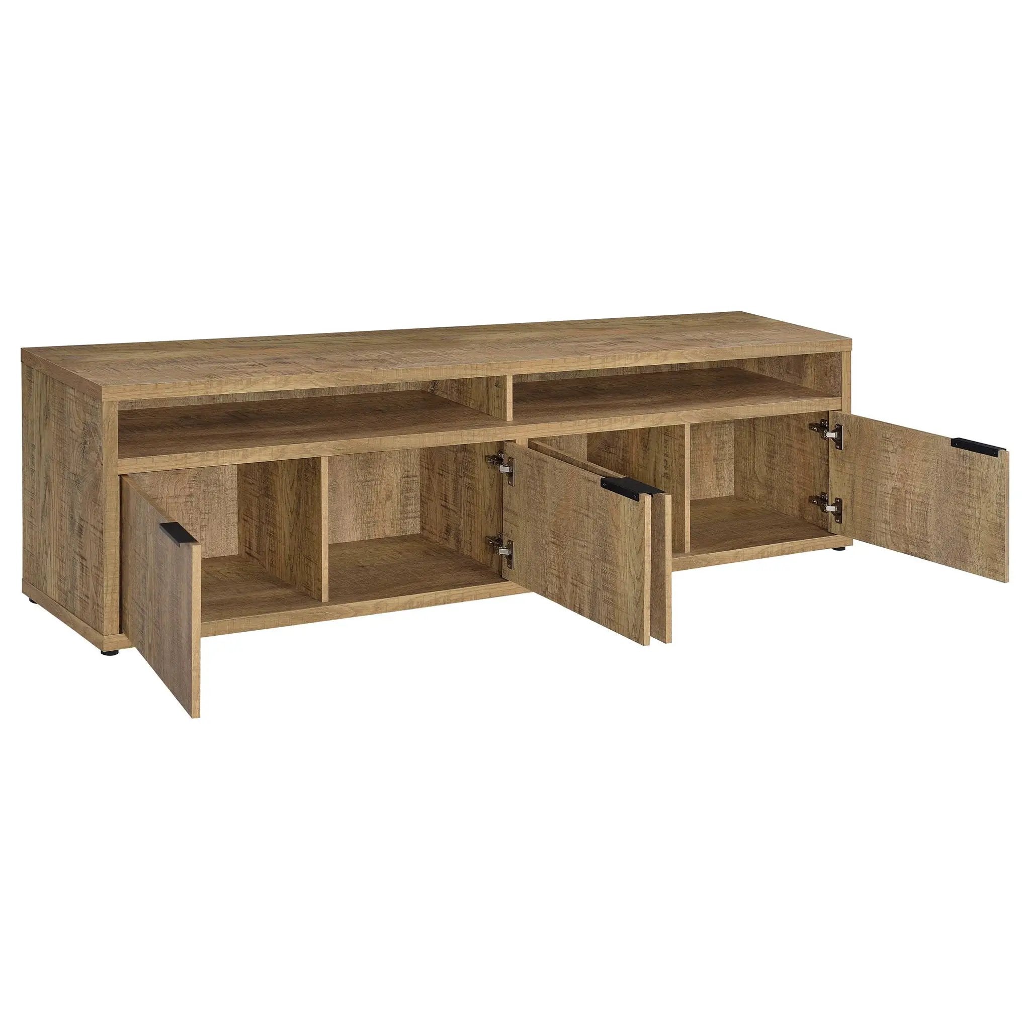 Sentnor 79-inch 4-door Engineered Wood TV Stand Media Console Mango by Unique Piece Furniture