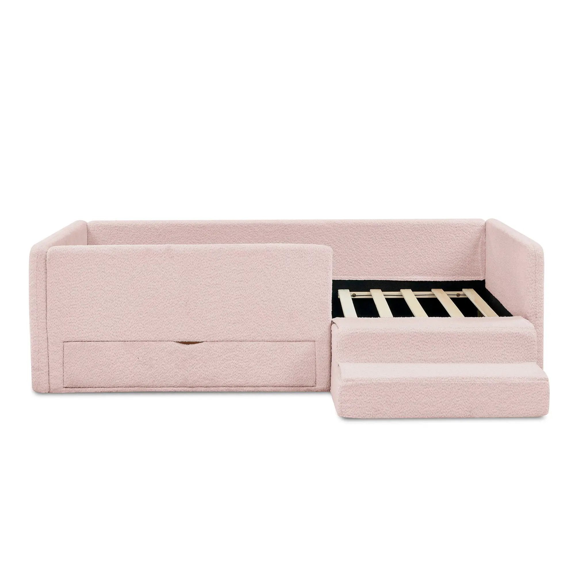 Safe Kids Bed With Guardrails And Storage by Unique Piece Furniture