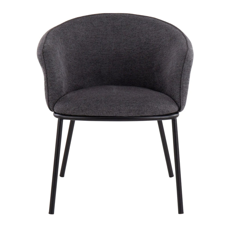 Ashland - Contemporary Chair - Black / Charcoal by Unique Piece Furniture