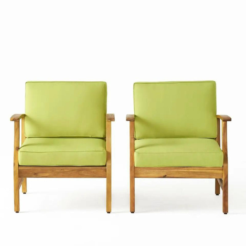 Perla Contemporary Club Chair with Water Resistant Cushion by HouseOfZazla