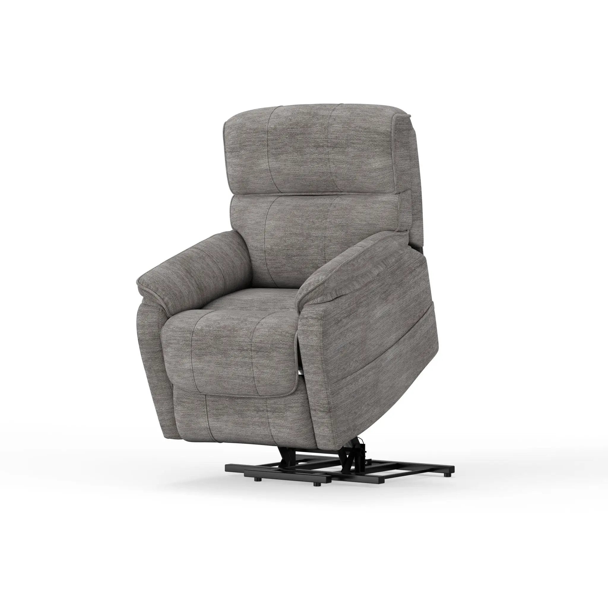 Lucie - Fabric Power Lift Chair - Gray by Unique Piece Furniture