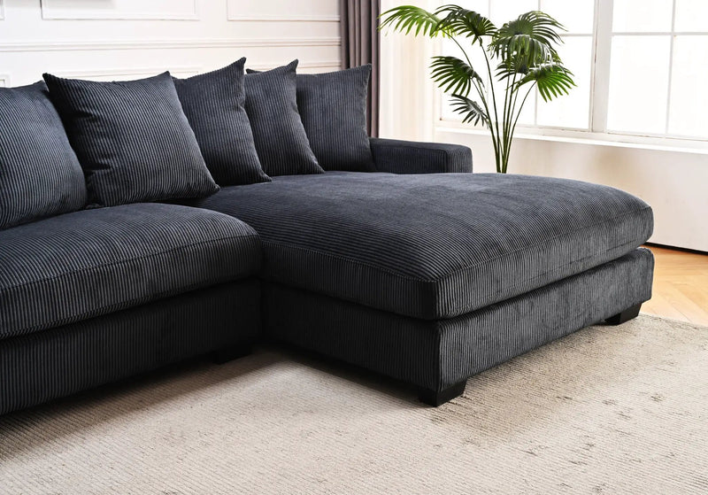 Luxe - Oversized 2 Piece Sectional Couches For Living Room, L Shaped Sofa With Chaise by Unique Piece Furniture
