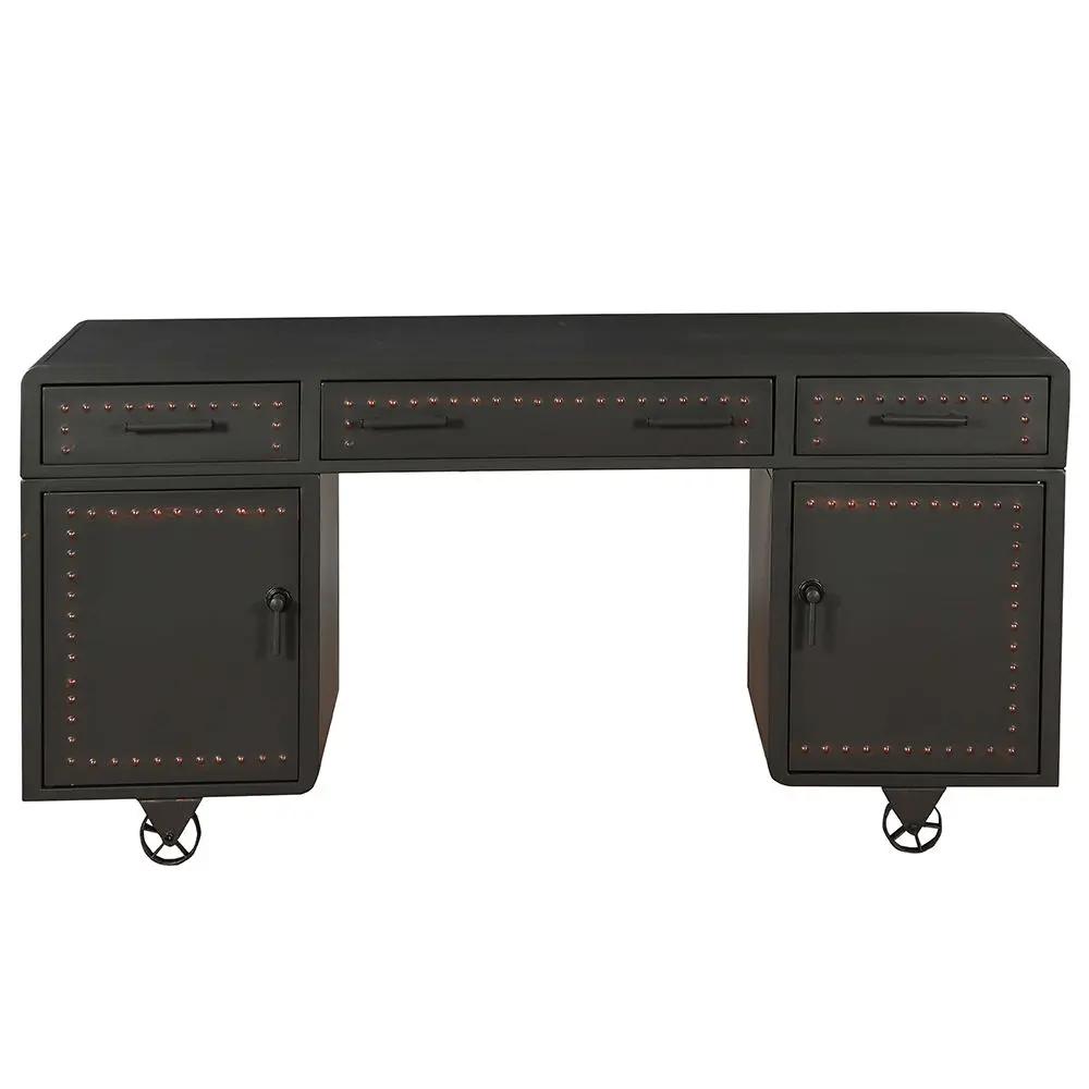 Actaki - Executive Writing Desk - Sandy Gray by Unique Piece Furniture