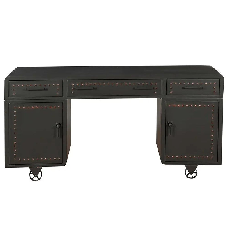 Actaki - Executive Writing Desk - Sandy Gray by Unique Piece Furniture