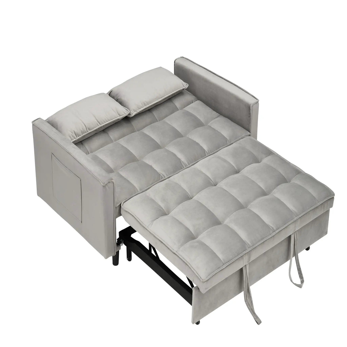 Sofa Bed With Pockets, 3 In 1 Convertible For Living Room by Unique Piece Furniture