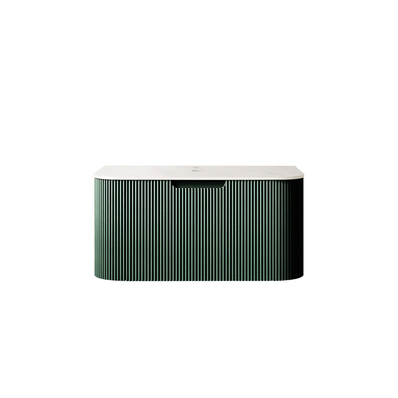 DINA 30" Wall Mounted Plywood Cabinet with Carrara by HouseOfZazla