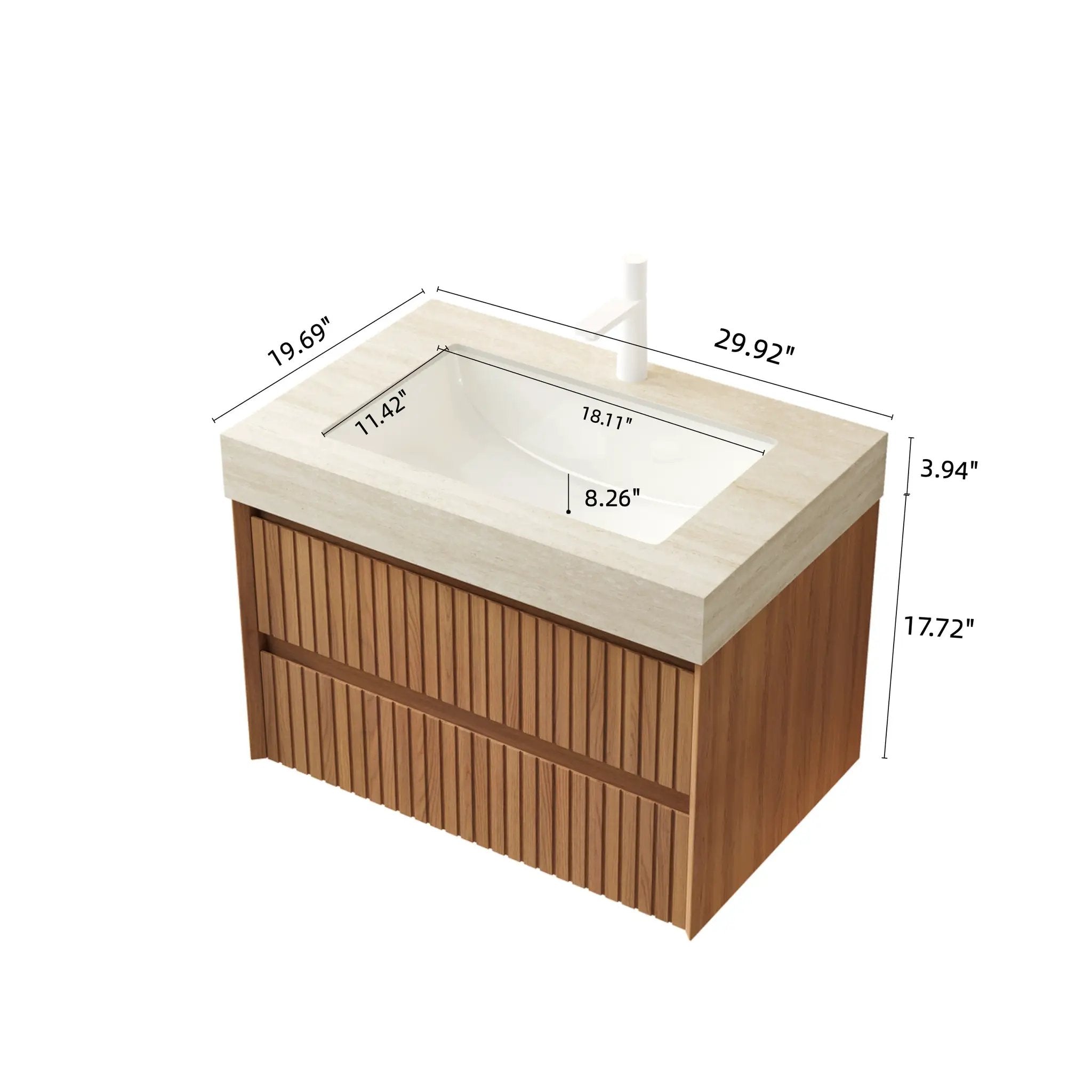 Tilley 30" Bathroom Vanity & Sink by HouseOfZazla