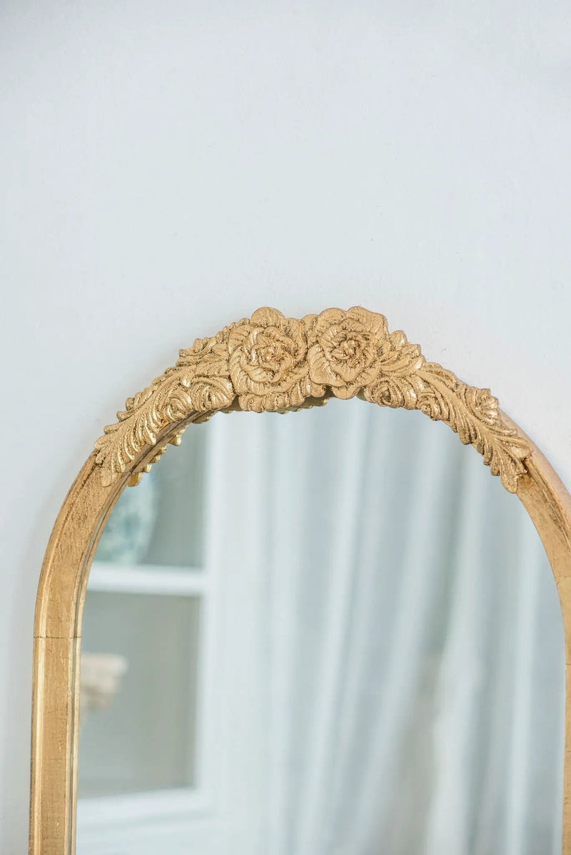 Wood Floor Mirror, Full Body Mirror Dressing Make Up Mirror For Bathroom by HouseOfZazla