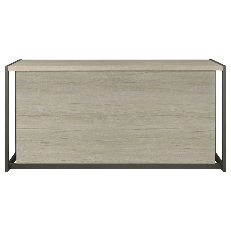 Loomis 60-inch 4-drawer Computer Desk Whitewashed Grey by Unique Piece Furniture